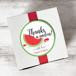 Bedankt een Melon Watermeloen Dank je Label