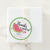 Bedankt een Melon Watermeloen Dank je Label (In situ)