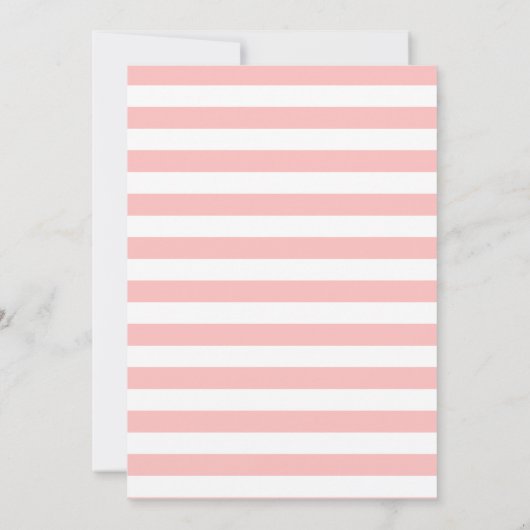 Bedankt een Melon Watermelon Flat Dank u Card (Achterkant)