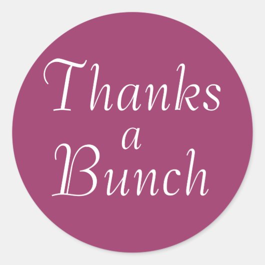 Bedankt een Sticker (Voorkant)