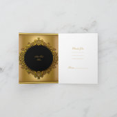 Bedankt Elegant Gold Black (Binnen)