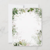 Bedankt Elegante aardachtige groen Waterverf bruil (Achterkant)