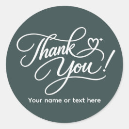 Bedankt elegante sticker