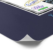 Bedankt en bedankt poster (Hoek)