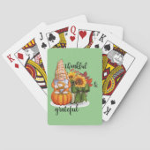 Bedankt en dankbaar speelkaarten (Achterkant)