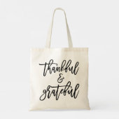 Bedankt en dankbaar tote bag (Achterkant)