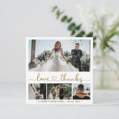 Bedankt en liefhebbers Manuscript 4 Foto Collage W (Staand voorkant)