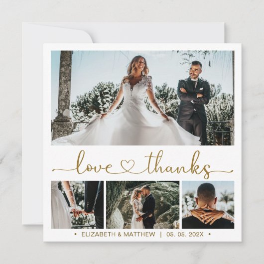 Bedankt en liefhebbers Manuscript 4 Foto Collage W (Voorkant)