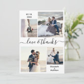 Bedankt en liefhebbers Manuscript 4 Foto Collage W (Staand voorkant)