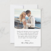 Bedankt en liefhebbers Manuscript 4 Foto Collage W (Achterkant)