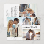 Bedankt en liefhebbers Manuscript 4 Foto Collage W (Voorkant / Achterkant)
