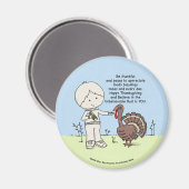 Bedankt en waardevol magneet (Voorkant / Achterkant)