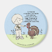 Bedankt en waardevol magneet (Voorkant)