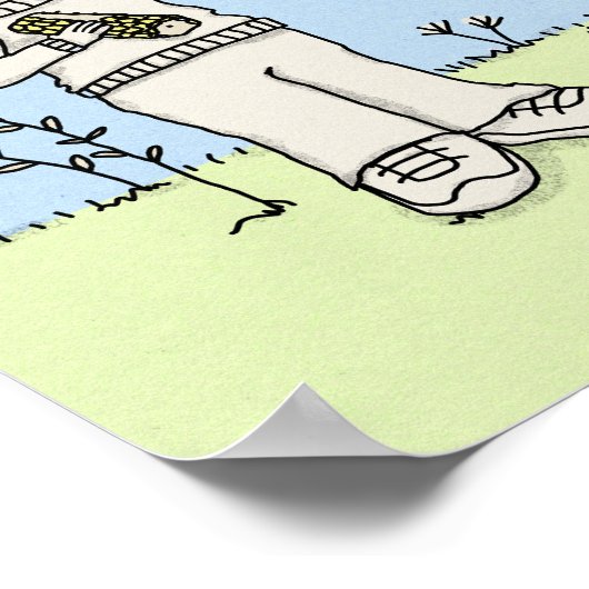 Bedankt en waardevol poster (Hoek)