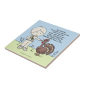 Bedankt en waardevol tegeltje (Zijkant)