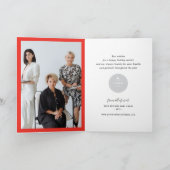 Bedankt en winkelketens feestdagen kaart (Binnen)