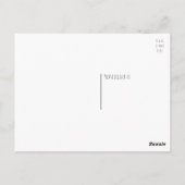 Bedankt Engelse Bulldog Puppy Cartoon Briefkaart (Achterkant)