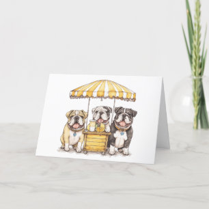 Bedankt Engelse Bulldogs Running Lemonade Stand