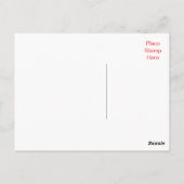 Bedankt English Bulldog Pup Groet Briefkaart (Achterkant)