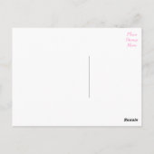 Bedankt English Bulldog Puppy Dogs Briefkaart (Achterkant)