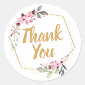 Bedankt Envelope Seals | Sakura bedanketiketten Ronde Sticker (Voorkant)