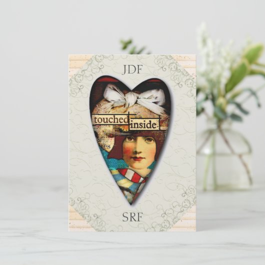 Bedankt, etc. - SRF Bedankkaart (Staand voorkant)