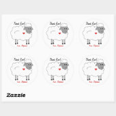 Bedankt Ewe Sheep Bedankt Sticker (Vel)