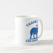 Bedankt Ewe voor de hoorzitting Koffiemok (Voorkant rechts)