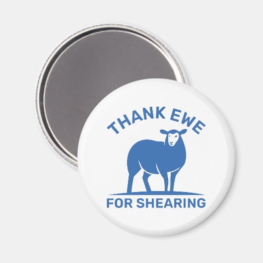 Bedankt Ewe voor de hoorzitting Magneet (Voorkant / Achterkant)