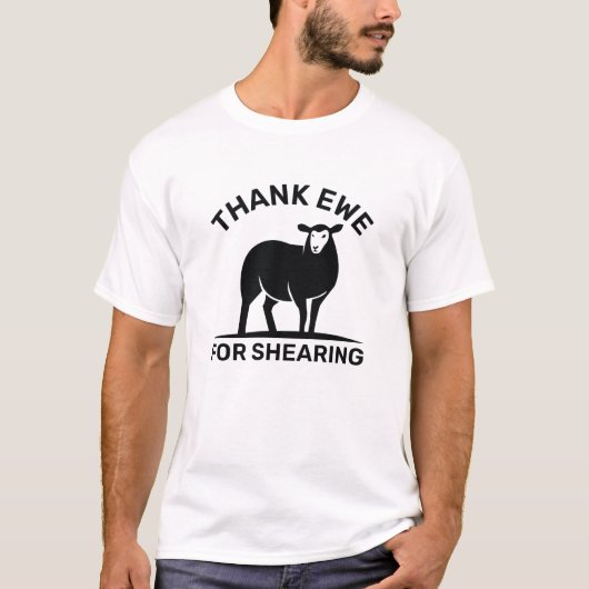 Bedankt Ewe voor de hoorzitting T-shirt (Voorkant)