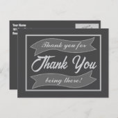 Bedankt Feestdagenkaart (Voorkant / Achterkant)