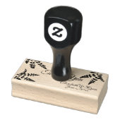 Bedankt, Ferns Botanical gepersonaliseerd Rubberstempel (Stempel)