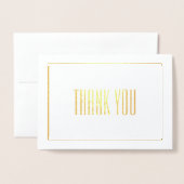 Bedankt Folie Kaarten (Voorkant met envelop)
