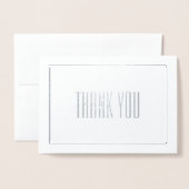 Bedankt Folie Kaarten (Voorkant met envelop)