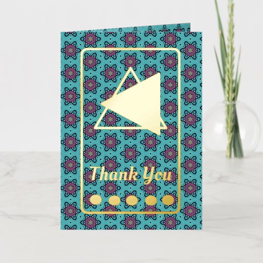 Bedankt Folie Wenskaart (Voorkant)