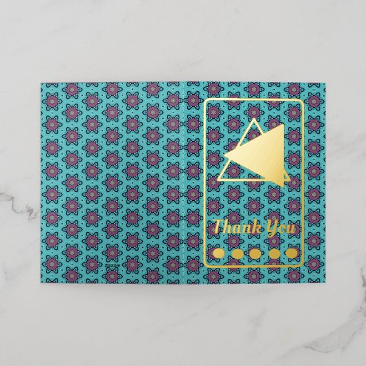 Bedankt Folie Wenskaart (Buiten Laag)