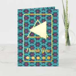 Bedankt Folie Wenskaart