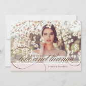  Bedankt Foto Afstudeerder Hartelijk dank Kaart (Voorkant)