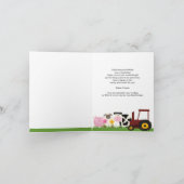 Bedankt Foto Boerderij Kaart (Binnen)