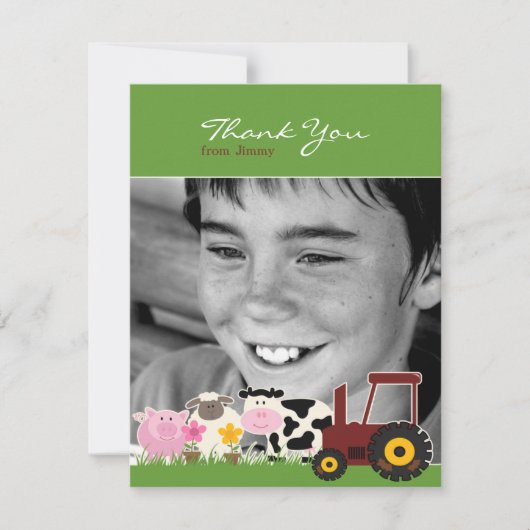 Bedankt Fotoboerderijkaart (Voorkant)