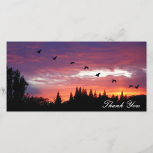 "Bedankt", fotokaart Bedankkaart