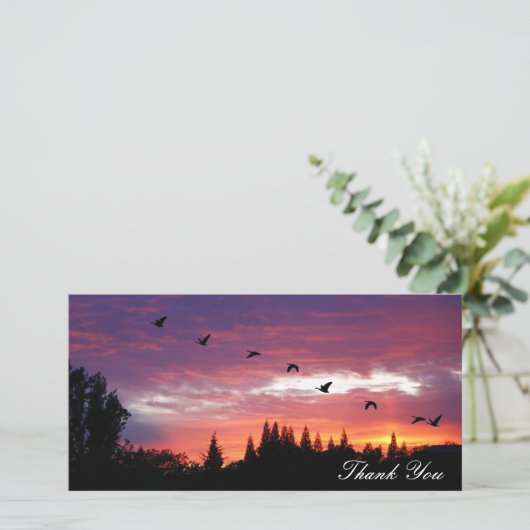 "Bedankt", fotokaart Bedankkaart (Staand voorkant)