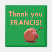 Bedankt Francis! Magneet (Voorkant)