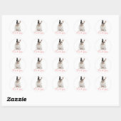 Bedankt Franse Bulldog Puppy Dog Sticker (Vel)