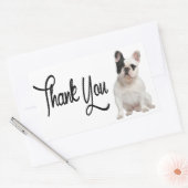 Bedankt Franse Bulldog Puppy Dog Sticker (Envelop)
