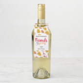 Bedankt Friendsgiving Gift Flessenhanger (Op fles)