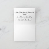 Bedankt gasten Kaart (Binnen)