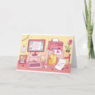 BEDANKT & GELUKKIGE VALENTIJNSDAG MEDEWERKER FEESTDAGEN KAART