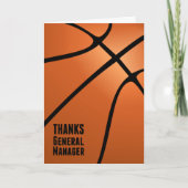 Bedankt General Manager voor uw leiderschap (Voorkant)