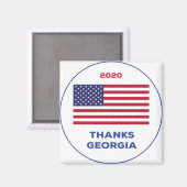 Bedankt Georgia 2020 Magneet (Voorkant / Achterkant)